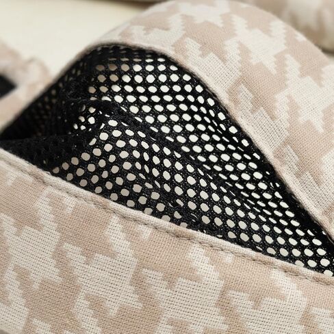 Baby Sling Carrier for Toddler, Houndstooth Baby Carrier Sling, Premium Cotton Linen Adjustable in Both Front and Back Shoulder Strap, Portable and Lightweight Toddler Carrier in Kuwait