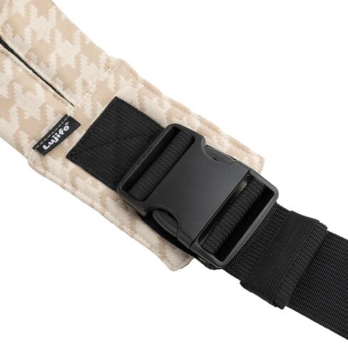 Baby Sling Carrier for Toddler, Houndstooth Baby Carrier Sling, Premium Cotton Linen Adjustable in Both Front and Back Shoulder Strap, Portable and Lightweight Toddler Carrier in Kuwait