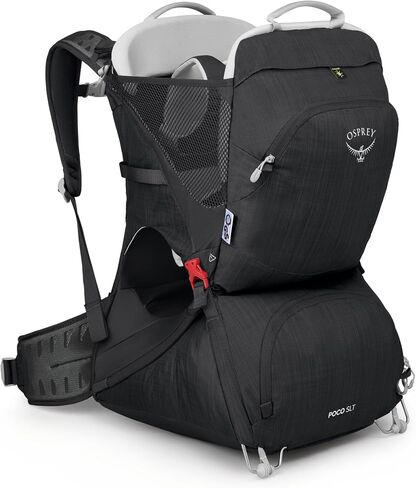 Osprey Poco SLT Lightweight Child Carrier Backpack - Slimmed-Down Hiking Carrier for Toddlers with Safety Harness, Sunshade, and Ventilated Backpanel - Lightweight Travel-Friendly Option in Kuwait