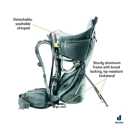 Deuter Kid Comfort Child Carrier and Backpack for Travel & Hiking with Toddlers - Forest in Kuwait