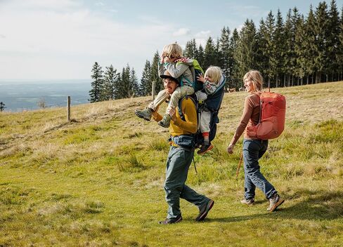 Deuter Kid Comfort Child Carrier and Backpack for Travel & Hiking with Toddlers - Forest in Kuwait