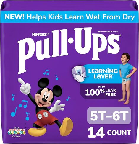 Pull-Ups Boys' Potty Training Pants, Size 3T-4T Training Underwear (32-40 lbs), 112 Count in Kuwait