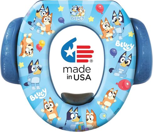 Bluey Soft Potty Seat - Potty Training Toilet Seat, Soft Cushion, Baby Potty Training, Safe, Easy to Clean in Kuwait