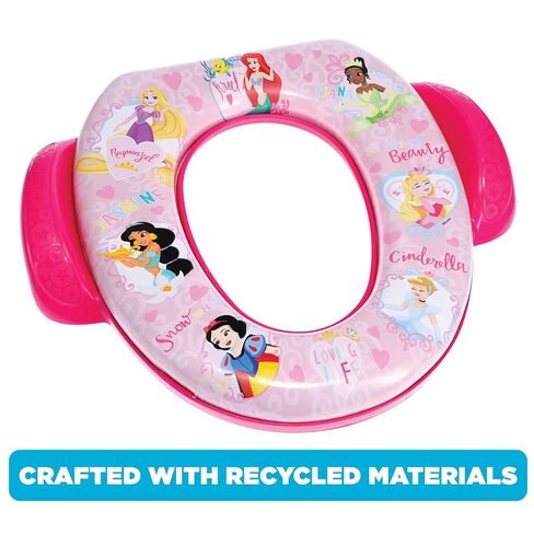 Disney Princess "Loving Life" Soft Potty Seat and Potty Training Seat - Soft Cushion, Baby Potty Training, Safe, Easy to Clean in Kuwait
