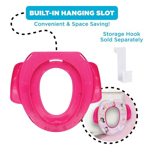 Disney Princess "Loving Life" Soft Potty Seat and Potty Training Seat - Soft Cushion, Baby Potty Training, Safe, Easy to Clean in Kuwait
