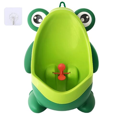Frog Pee Training,Cute Potty Training Urinal for Boys with Funny Aiming Target,Green Urinals for Toddler Boy in Kuwait