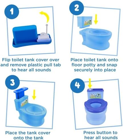 Bluey Playtime Floor Potty Trainer w/Sound in Kuwait