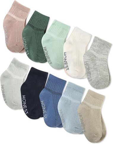 HonestBaby Baby Girls' Cozy Socks (Multipack) in Kuwait