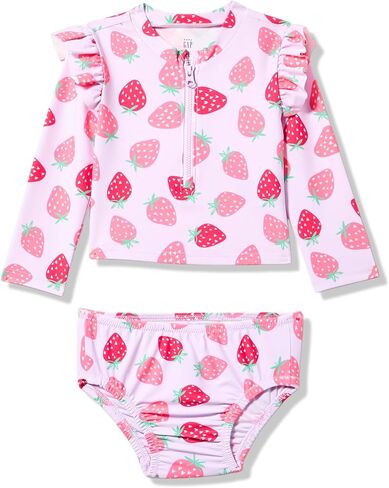 Gap Baby Girls' Rashguard Swim Two Piece Set in Kuwait
