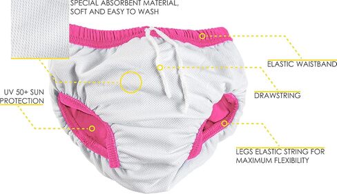 Cressi Babaloo Reusable Diaper, Pink, 4T/5T in Kuwait