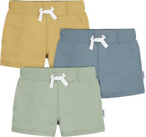Gerber Baby & Toddler Boys 3-Pack Pull-On Knit Shorts in Kuwait