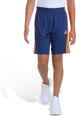 adidas Boys' 3-Stripe Mesh Athletic Shorts in Kuwait