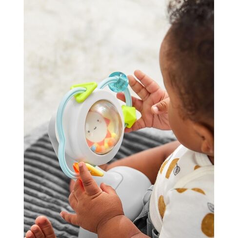 Skip Hop Baby Ergonomic Activity Floor Seat for Upright Sitting Lightweight and Travel-Friendly Silver Lining Cloud Grey Age 0+ in Kuwait