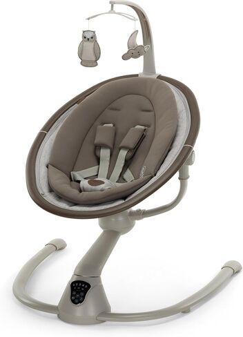 Maxi-Cosi Cassia Smart Baby Swing for Infants, Portable, Foldable Infant Swing with Music, 360 Rotation, 5 Speeds, 12 Melodies, EcoCare Fabric, Auto Motion Sensor, 2 Reclines, Classic Oat in Kuwait