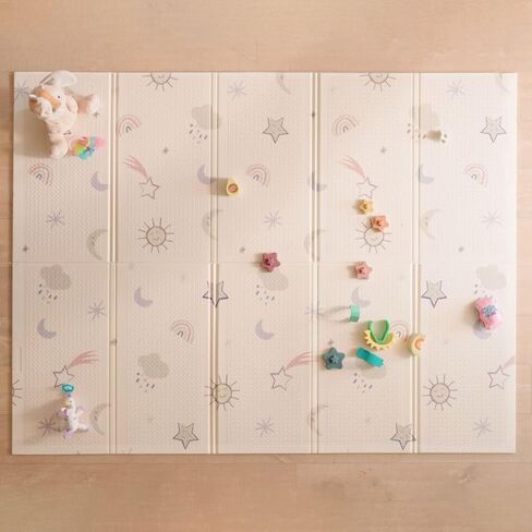Nuby Reversible Baby Floor Mat | Stars and Sky in Kuwait