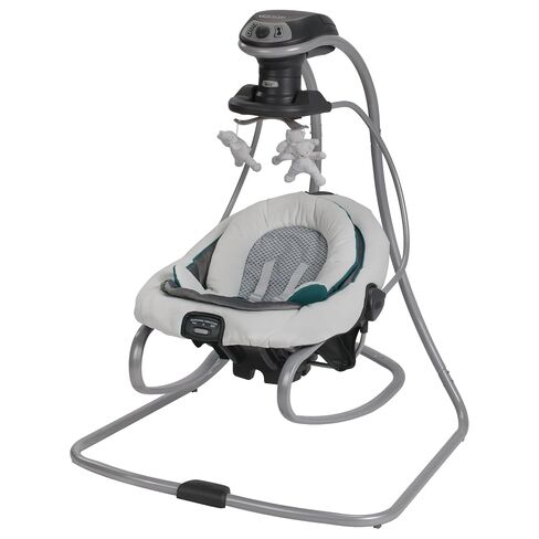 Graco DuetSoothe 2 in 1 Portable Baby Swing & Baby Rocker, Multi Direction, Vibration, Winslet in Kuwait