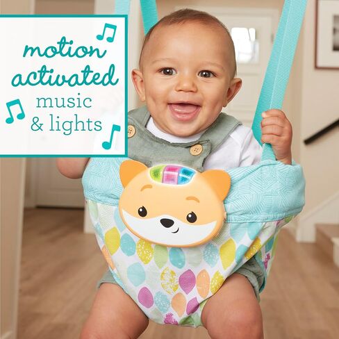 Infantino 2-in-1 Music & Lights Fox Doorway Jumper, 4+ Months in Kuwait