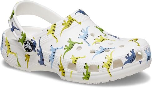 Crocs Classic Marbled Tie-Dye Clog Dinosaur 9 Toddler M in Kuwait