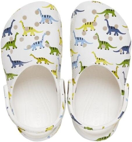 Crocs Classic Marbled Tie-Dye Clog Dinosaur 9 Toddler M in Kuwait