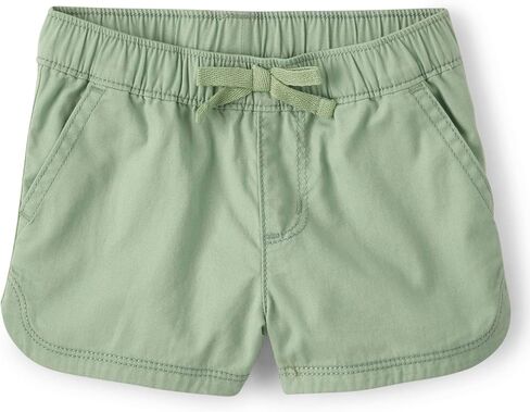 The Children's Place Baby Girls' and Toddler Twill Pull on Shorts in Kuwait