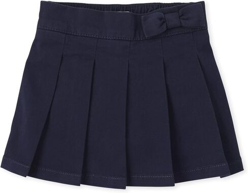 The Children's Place Toddler Girls' Uniform Bow Pleated Skort in Kuwait
