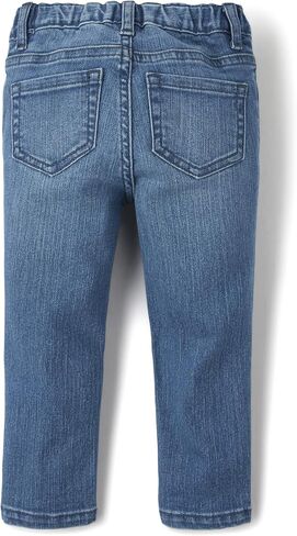 The Children's Place Girls Super Skinny Jeans,Victory Blue Wash Single,4 in Kuwait