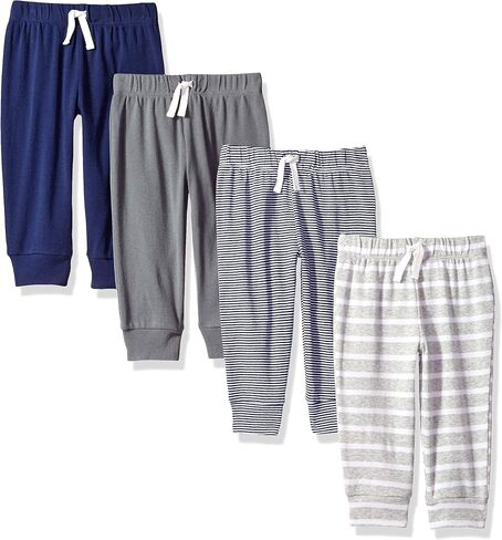 Amazon Essentials Unisex Babies' Cotton Pull-On Pants in Kuwait