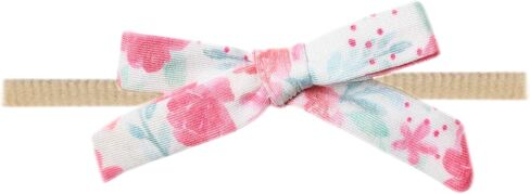 Copper Pearl Ribbon Baby Bow Headbands - Limited Collection in Kuwait