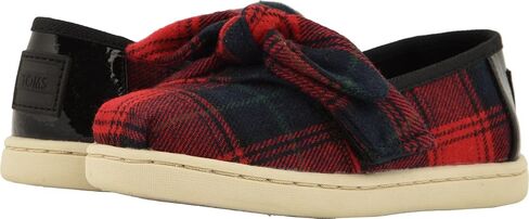TOMS Infant Girls Alpargata Slip On Flats Casual - Red - Size 3 M in Kuwait