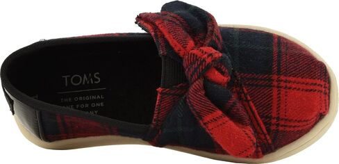 TOMS Infant Girls Alpargata Slip On Flats Casual - Red - Size 3 M in Kuwait
