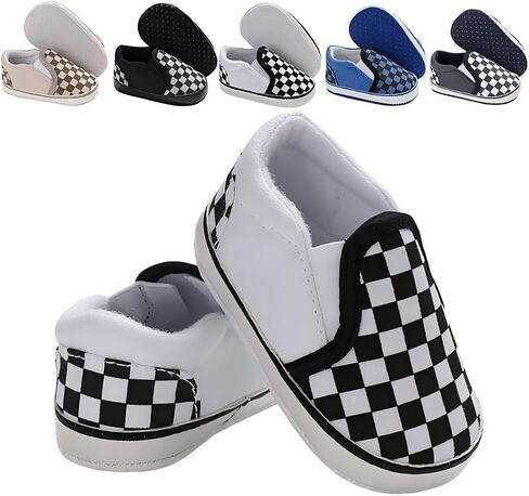 Baby Shoes Soft Sole Non-Slip Toddler Loafers First Walking Shoes Lightweight Slip-On Infant Crib Moccasins Classic Synthetic Leather Wedding Dress Shoes for Boys Girls Healthy Foot Development in Kuwait
