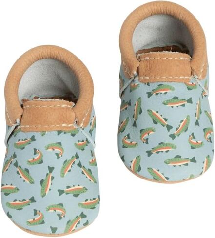 Freshly Picked City Baby Shoe, Genuine Leather | Genuine Italian leather, no-fringe design, elastic ankle. Sizes NB-5, soft sole. Handcrafted in Utah, USA. in Kuwait