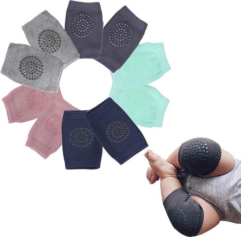 TFTSR Baby Knee Pads for Crawling (5 Pairs), Walking Protector Knee Pads For babies Toddler Kids Girls Boys 1-3 in Kuwait