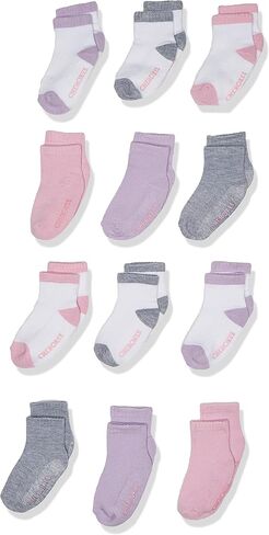 Cherokee Baby Girls' 12 Pack Shorty Ankle Socks in Kuwait