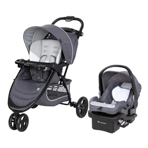 Baby Trend Stroller and EZ-Lift Infant Car Seat, EZ Ride Travel System, Dash Grey in Kuwait