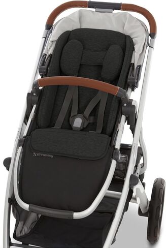 UNIQUIFY Insert Liner Seat Compatible with Uppababy Vista, Vista V2, Cruz, Cruz V2, RUMBLESEAT V2 and RUMBLESEAT V2+ (Black) in Kuwait