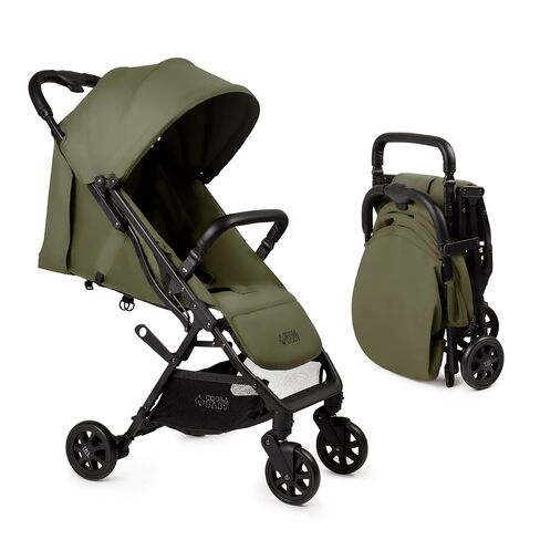 Lightweight Travel Stroller for Baby & Toddlers - Easy Fold & Compact Stroller with Canopy, Storage Basket, Multi-Position Recline & Convenient One-Hand Fold (Grey) in Kuwait