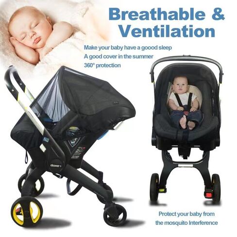 Stroller Sun Shade - Universal Stroller Sun Shade for Travel Strollers, Jogging Strollers; Baby and Toddler Travel Essential; Safely Blocks Up to 97% of UV, Easy to Install in Saudi Arabia