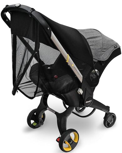 Stroller Sun Shade - Universal Stroller Sun Shade for Travel Strollers, Jogging Strollers; Baby and Toddler Travel Essential; Safely Blocks Up to 97% of UV, Easy to Install in Saudi Arabia