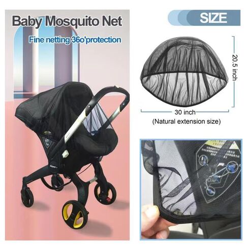 Stroller Sun Shade - Universal Stroller Sun Shade for Travel Strollers, Jogging Strollers; Baby and Toddler Travel Essential; Safely Blocks Up to 97% of UV, Easy to Install in Saudi Arabia
