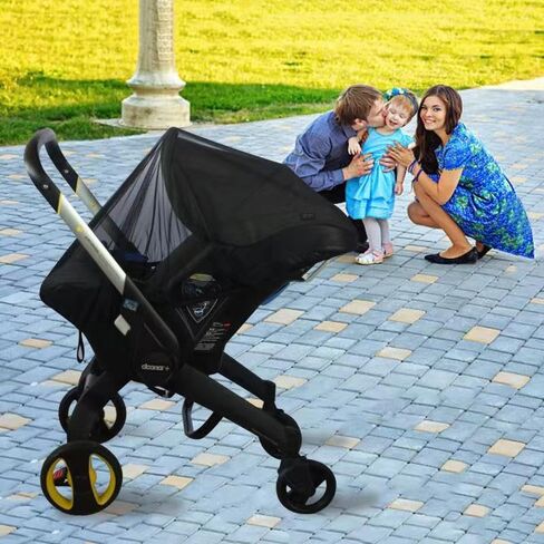 Stroller Sun Shade - Universal Stroller Sun Shade for Travel Strollers, Jogging Strollers; Baby and Toddler Travel Essential; Safely Blocks Up to 97% of UV, Easy to Install in Saudi Arabia