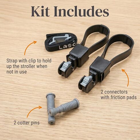 BuggyBoard Universal Connector Kit - Black in Kuwait