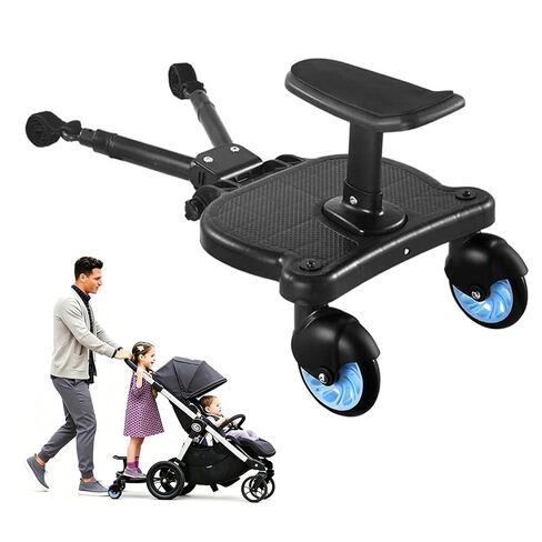 Universal Stroller Board with Detachable Seat,Stroller Glider Board Suitable for Most Brands of Strollers, Holds Children Up to 55 lbs (Blue) in Saudi Arabia