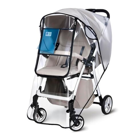 Bemece Stroller Rain Cover, Universal Stroller Accessory, Baby Travel Weather Shield, Windproof and Waterproof, Protect from Dust and Snow in Kuwait