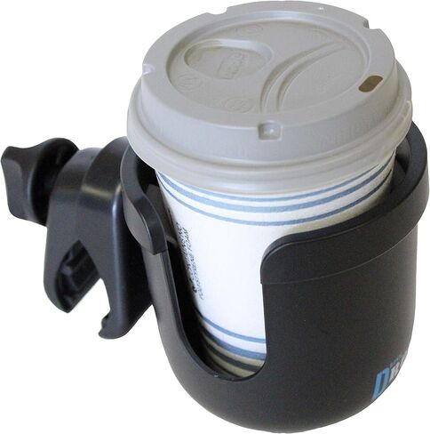 W4W Universal Stroller Cup Holder – Mega Strength Adjustable Clamp fits on Any Bike, Walker, Wheel Chair, Car – Large Adjustable Drink Holder fits Any Size Cup, Water Bottle, Can etc. in Kuwait