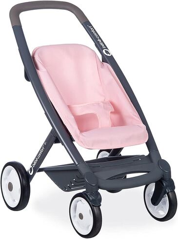 Smoby - Bébé Confort - Stroller + Pushchair 3 in 1 - For babies and dolls - Quiet and multidirectional wheels - Basket of in Kuwait