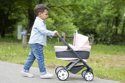 Smoby - Bébé Confort - Stroller + Pushchair 3 in 1 - For babies and dolls - Quiet and multidirectional wheels - Basket of in Kuwait