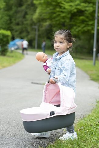 Smoby - Bébé Confort - Stroller + Pushchair 3 in 1 - For babies and dolls - Quiet and multidirectional wheels - Basket of in Kuwait