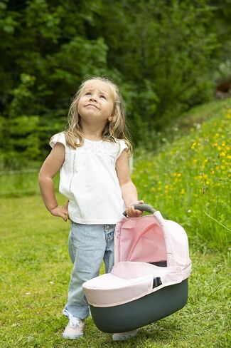 Smoby - Bébé Confort - Stroller + Pushchair 3 in 1 - For babies and dolls - Quiet and multidirectional wheels - Basket of in Kuwait