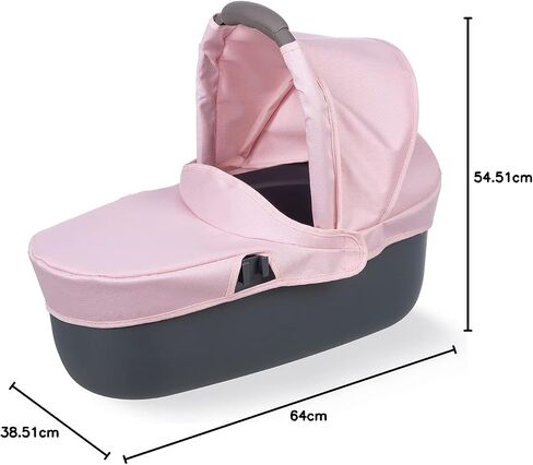 Smoby - Bébé Confort - Stroller + Pushchair 3 in 1 - For babies and dolls - Quiet and multidirectional wheels - Basket of in Kuwait